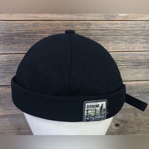 Denim Supplies Dry Goods Hat Sailor Docker Retro Black